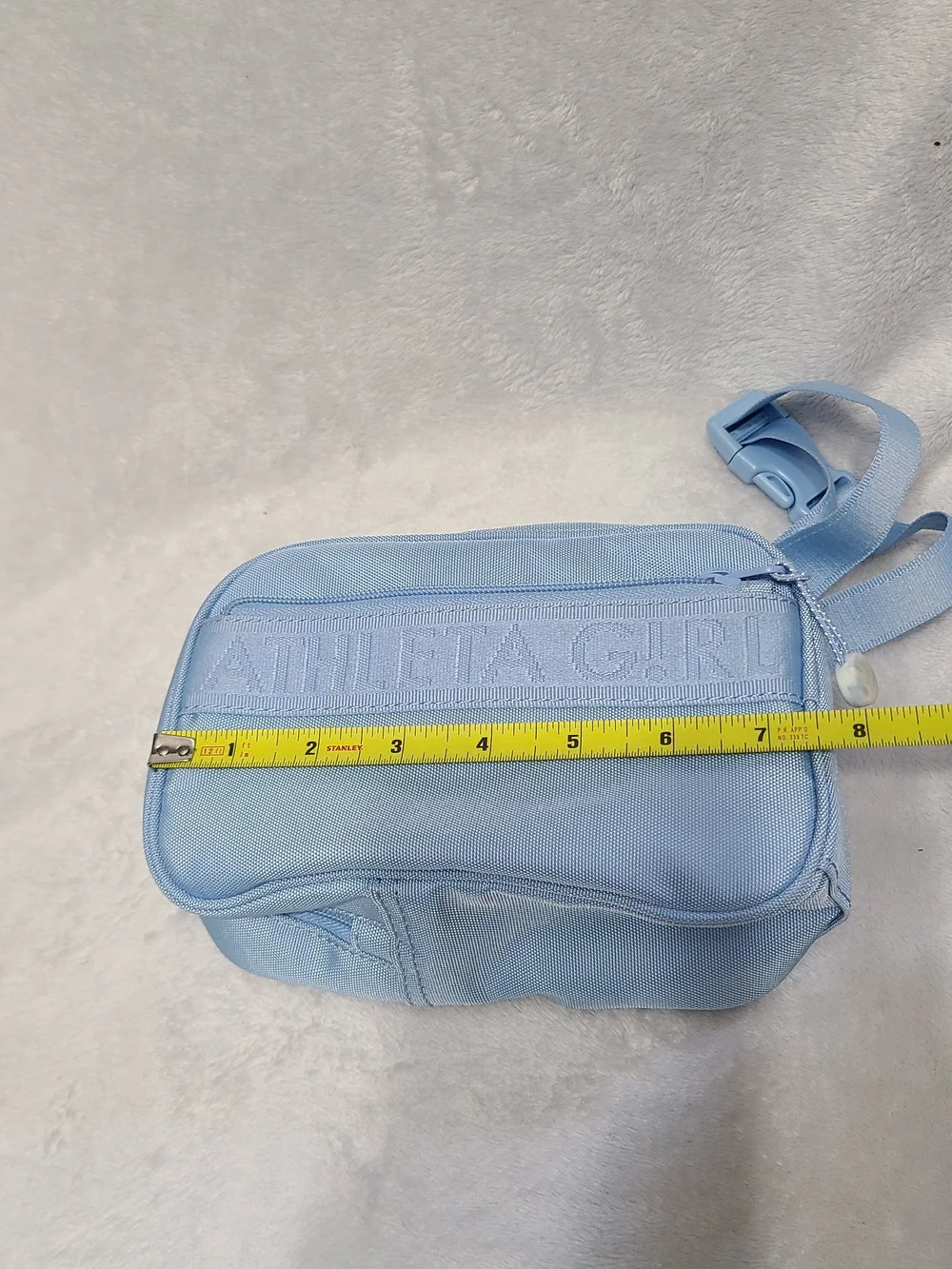 Athleta Girl Sky Blue Casual Travel Mini Fanny Pack Waist Belt Bag